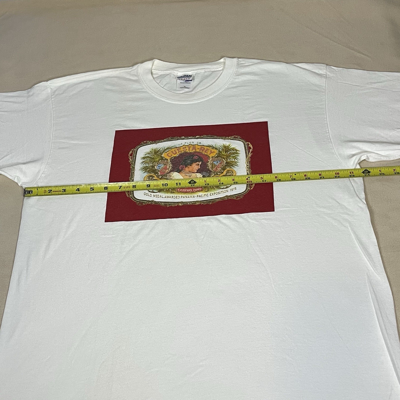 Cuesta Rey Cigars T Shirt Vintage 90s Girl Dominican Republic Smoking gallery