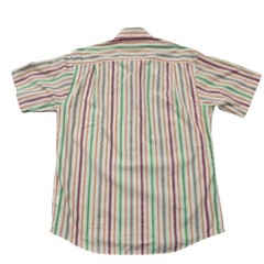 Angelo Litrico short sleeve shirt multi-colored striped 41/42