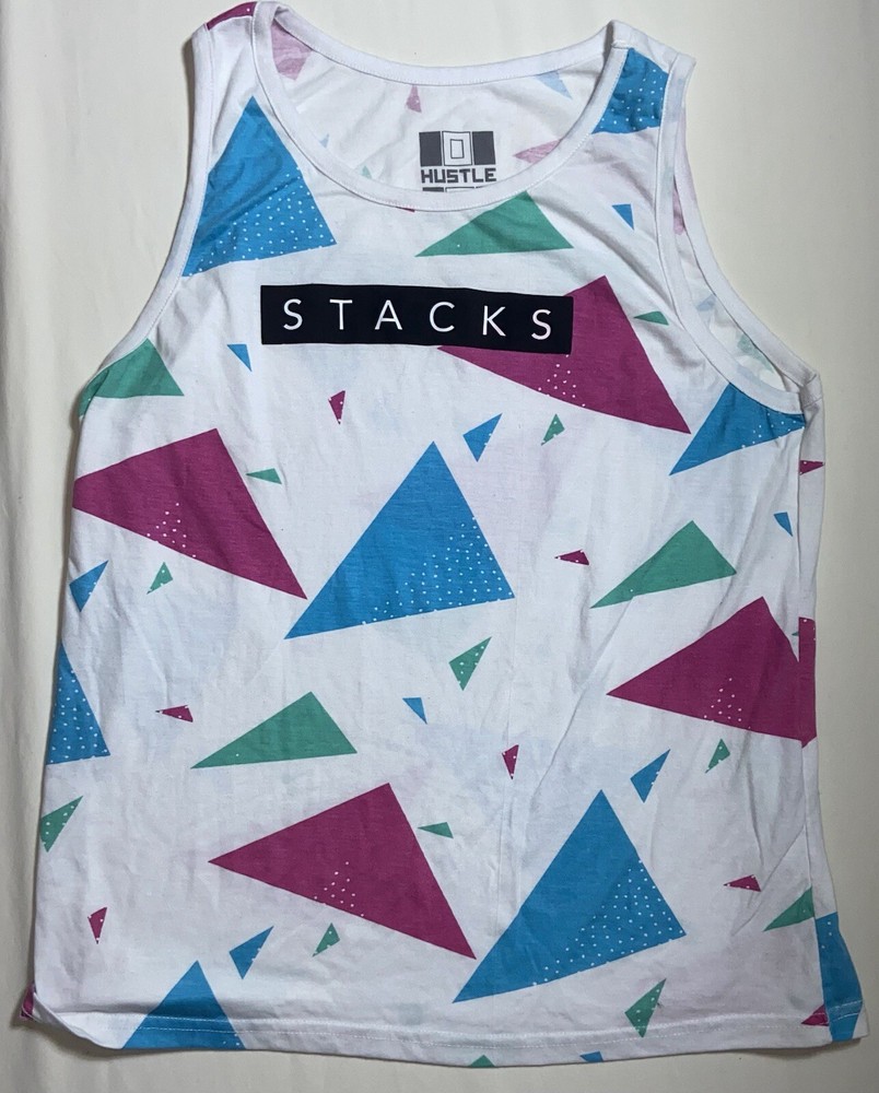 Bailey Apparel Hustle OG Stacks T-Shirt Men’s Size L All Over Print AOP Summer