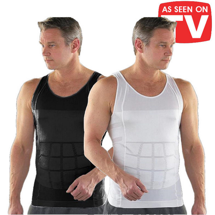 FAJAS Mens Body Slimming Tummy Shaper Underwear Shapewear Waist Slim Girdle Vest gallery
