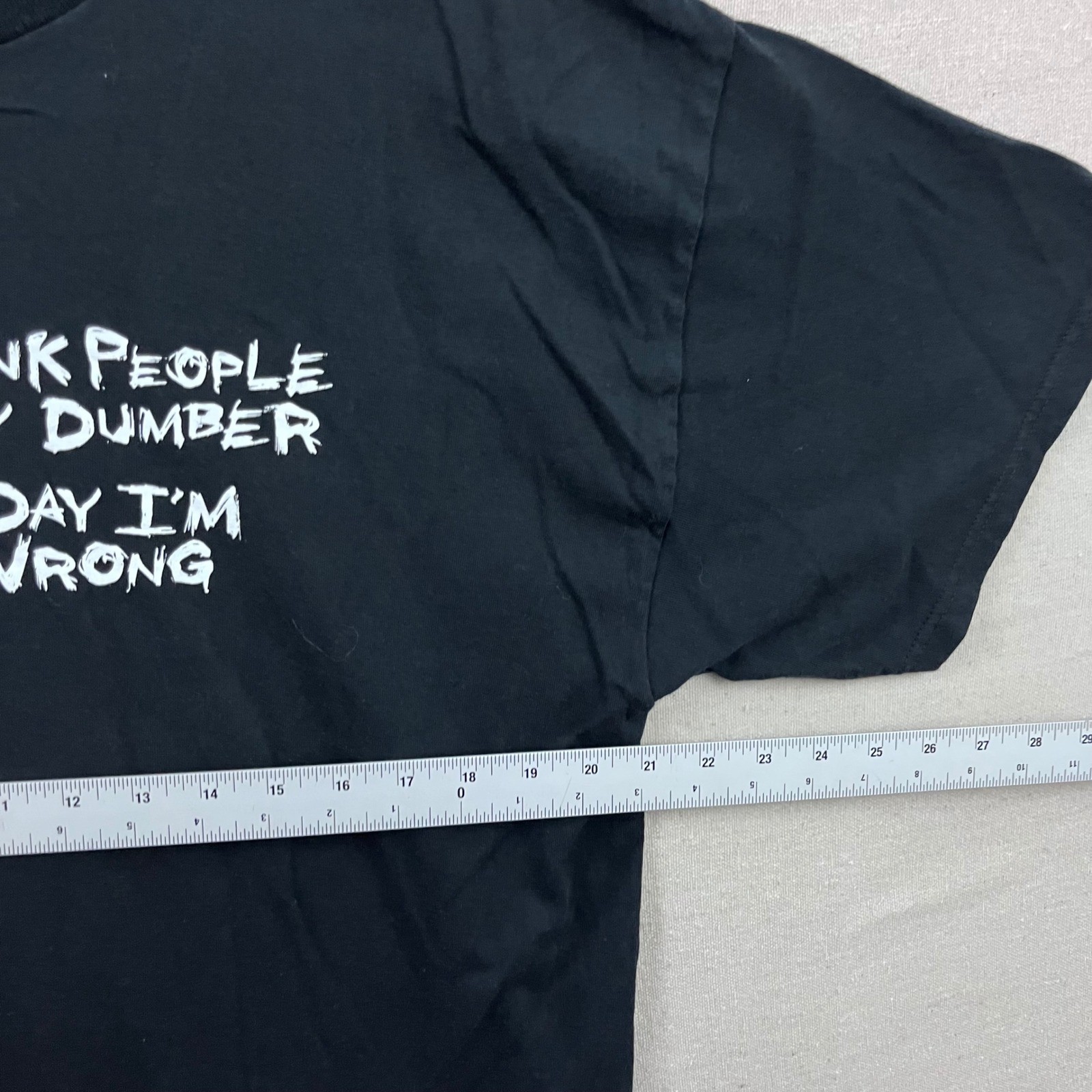 Delta Pro Weight Graphic Tee Mens XL Black Sarcastic Quote Short Sleeve Shirt gallery