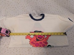 VTG 70s Magic Mountain Original Trolls Ringer T-Shirt Sz S Single Stitch