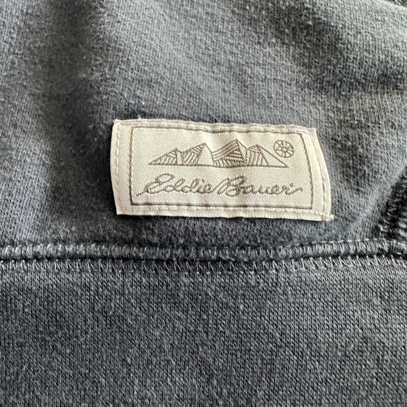 Eddie Bauer Hoodie Mens XL Navy Blue Everyday PO Hood Pullover Kangaroo Pocket gallery