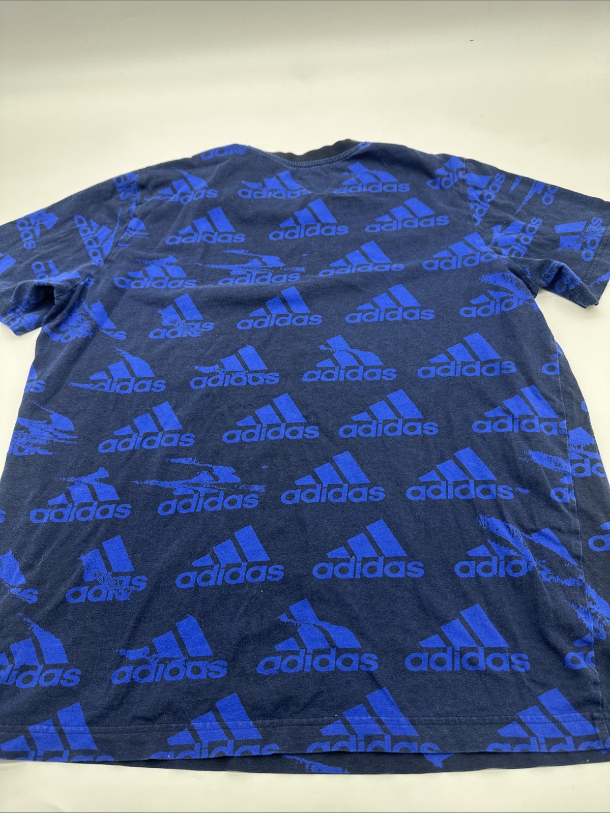 Adidas T-Shirt Men Small Aop Logo Multicolor ..#29834 gallery