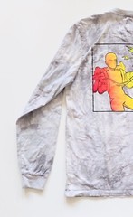 Poppy Playtime Power The Future Graphic Long Sleeve Shirt Tie Dye Size Large