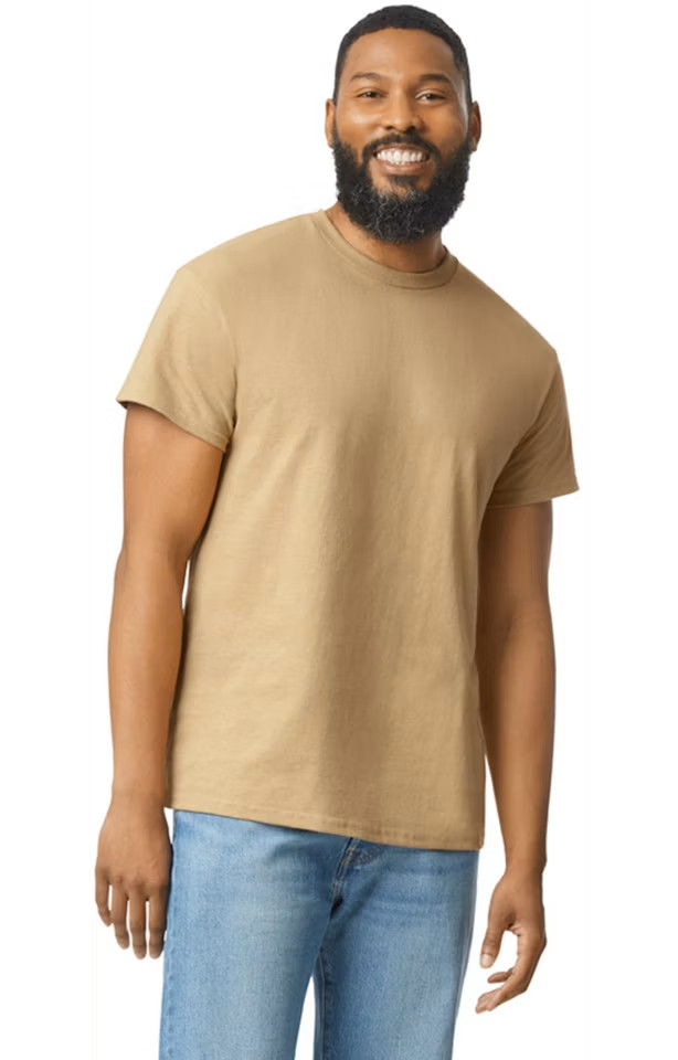 Gildan Adult Ultra Cotton T-Shirt Size 3XL, Style G2000-Tan gallery