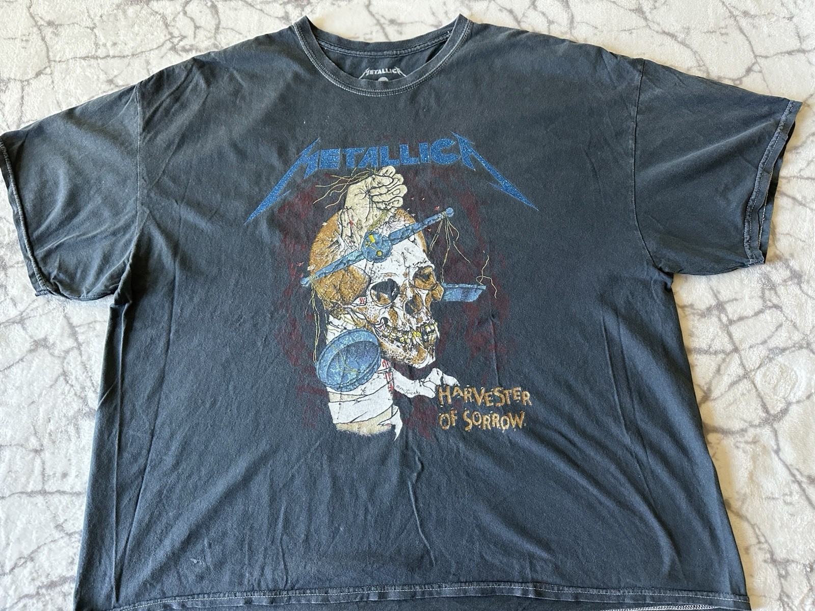 Metallica Official Merchandise Harvester of Sorrow Tour 1988 T-Shirt Men’s L/XL gallery