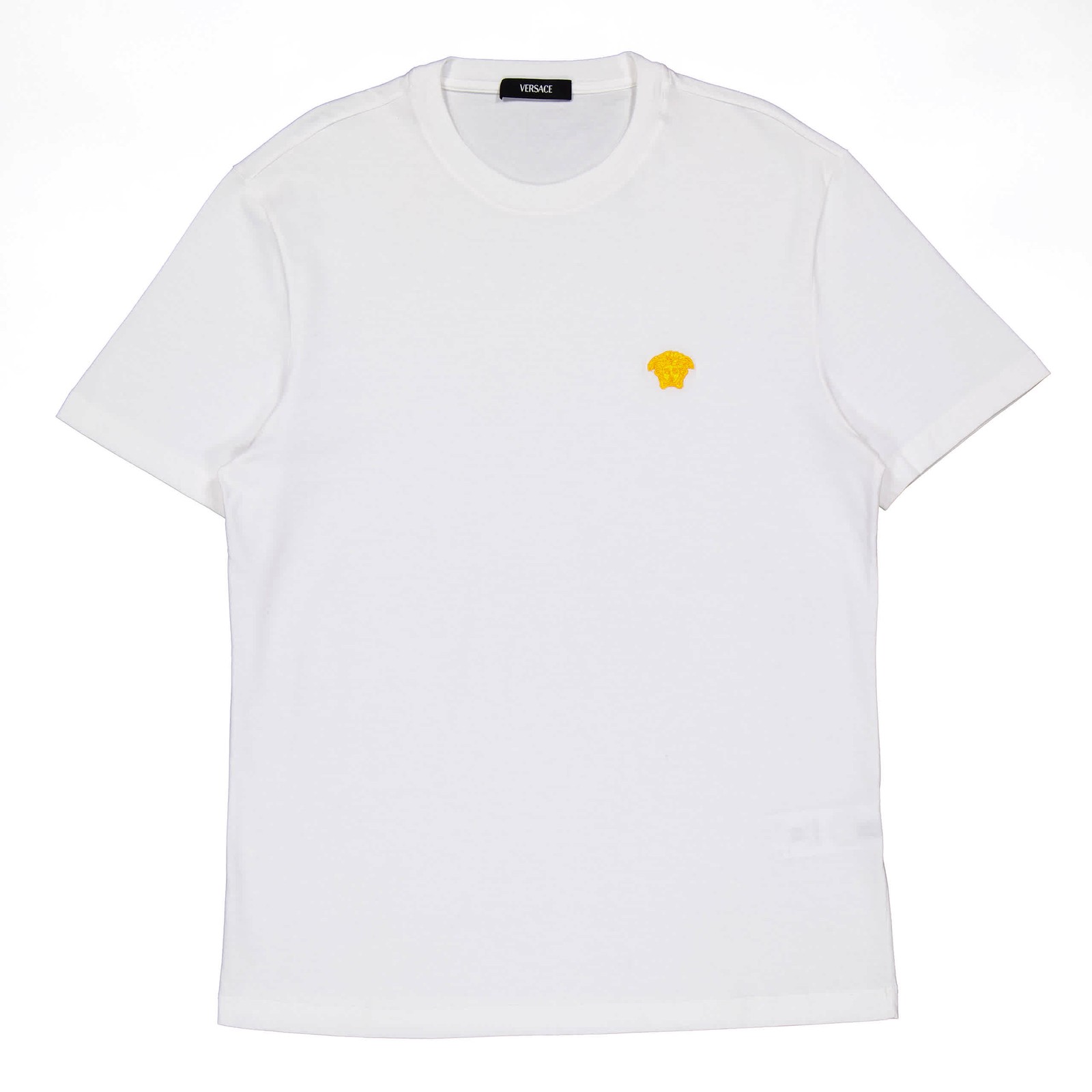 Versace Medusa Embroidered Cotton T Shirt, Size Large gallery