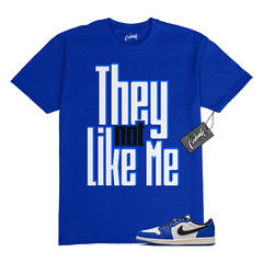 1 Low Game Royal Blue White Black 2024 T Shirt to Match NLM 2