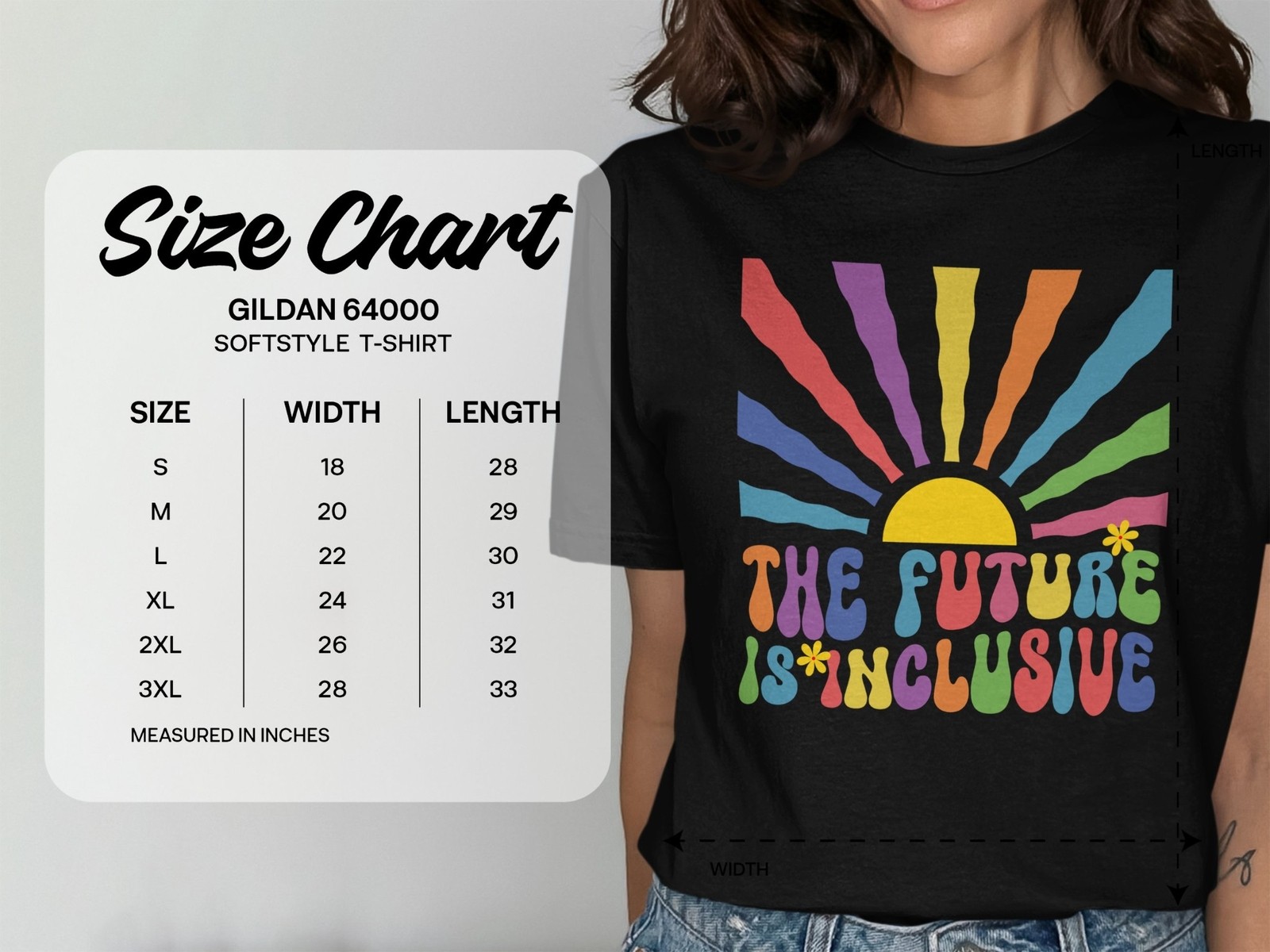 The Future Is Inclusive T-Shirt – Equality, Pride, Diversity Statement Tee gallery