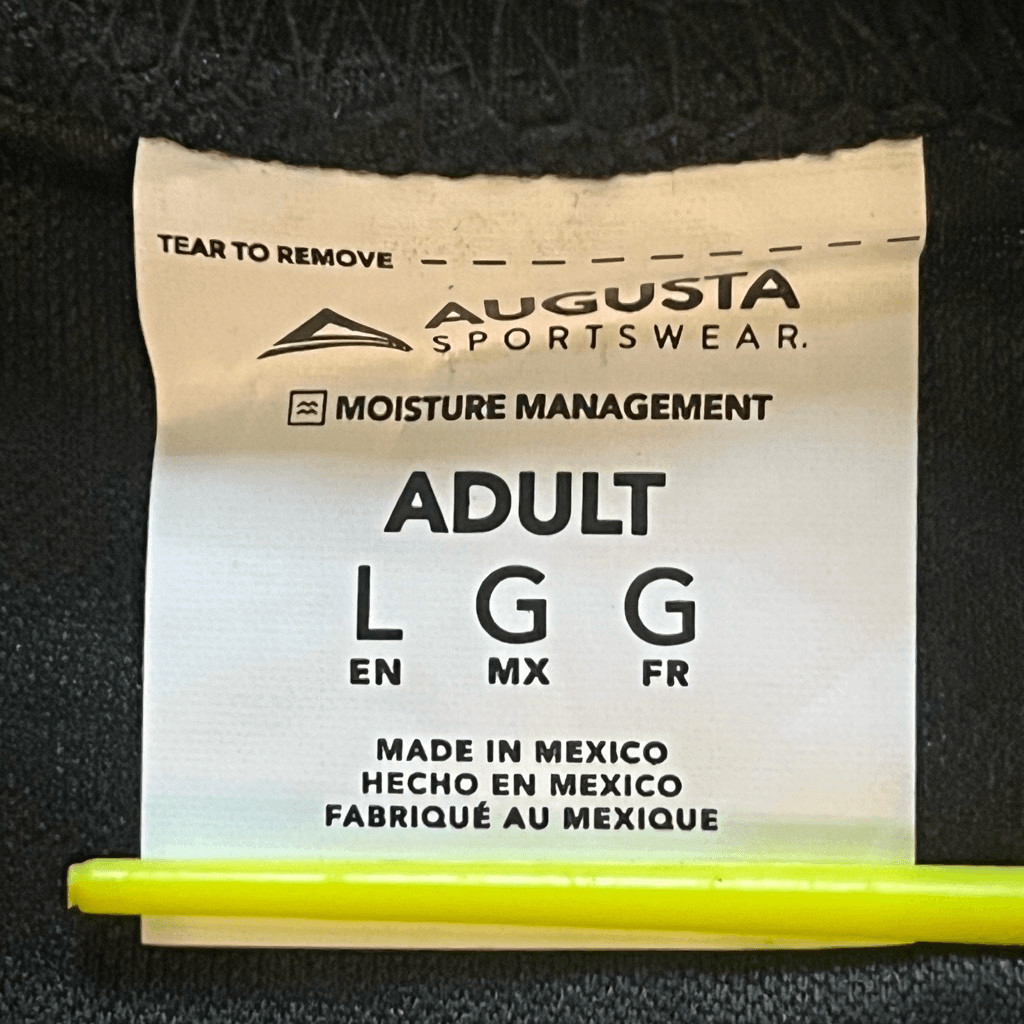 Augusta Sportswear Adult Large Moisture Management T Shirt Black Short Sleeve gallery