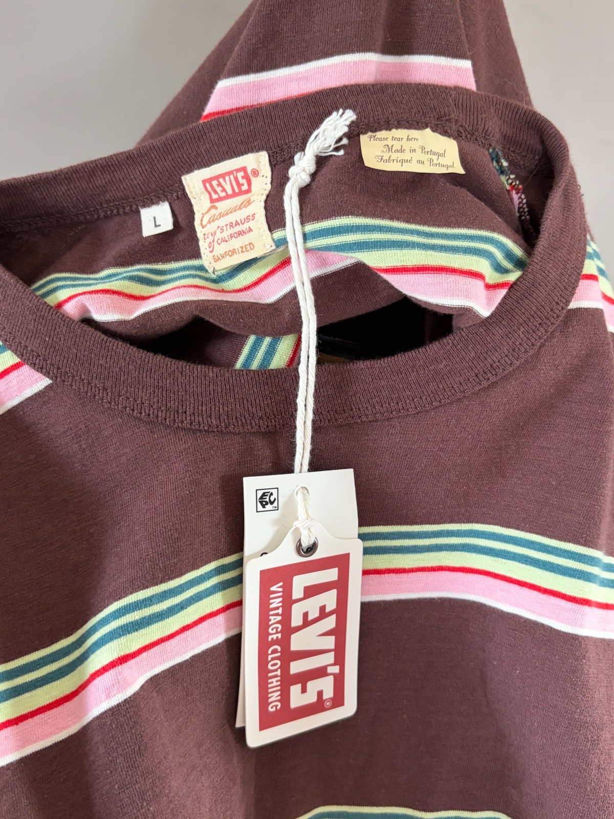 New LVC Levi's Vintage Clothing 1960's Casuals T-shirt Size LG SS20 Release gallery