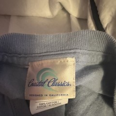 Coastal Classics Men’s Blue Cotton Crew Neck Graphic T-Shirt XL Gulf Shores AL