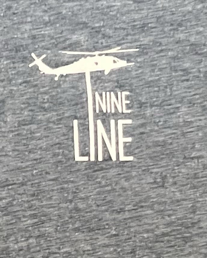 Men's Nine Line T Shirt Large The Adventurer No Road No Problem No Tag Lt Blue gallery