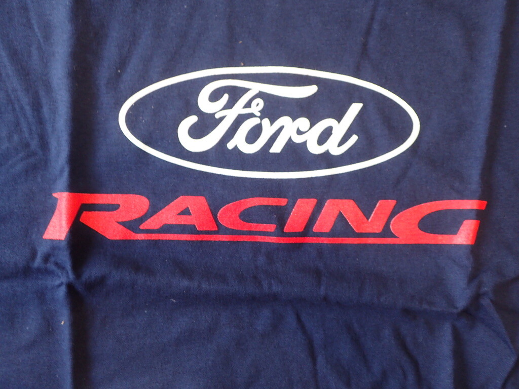 FORD COLLECTION Racing Graphics Logo Blue T-Shirt Size Medium NWT gallery