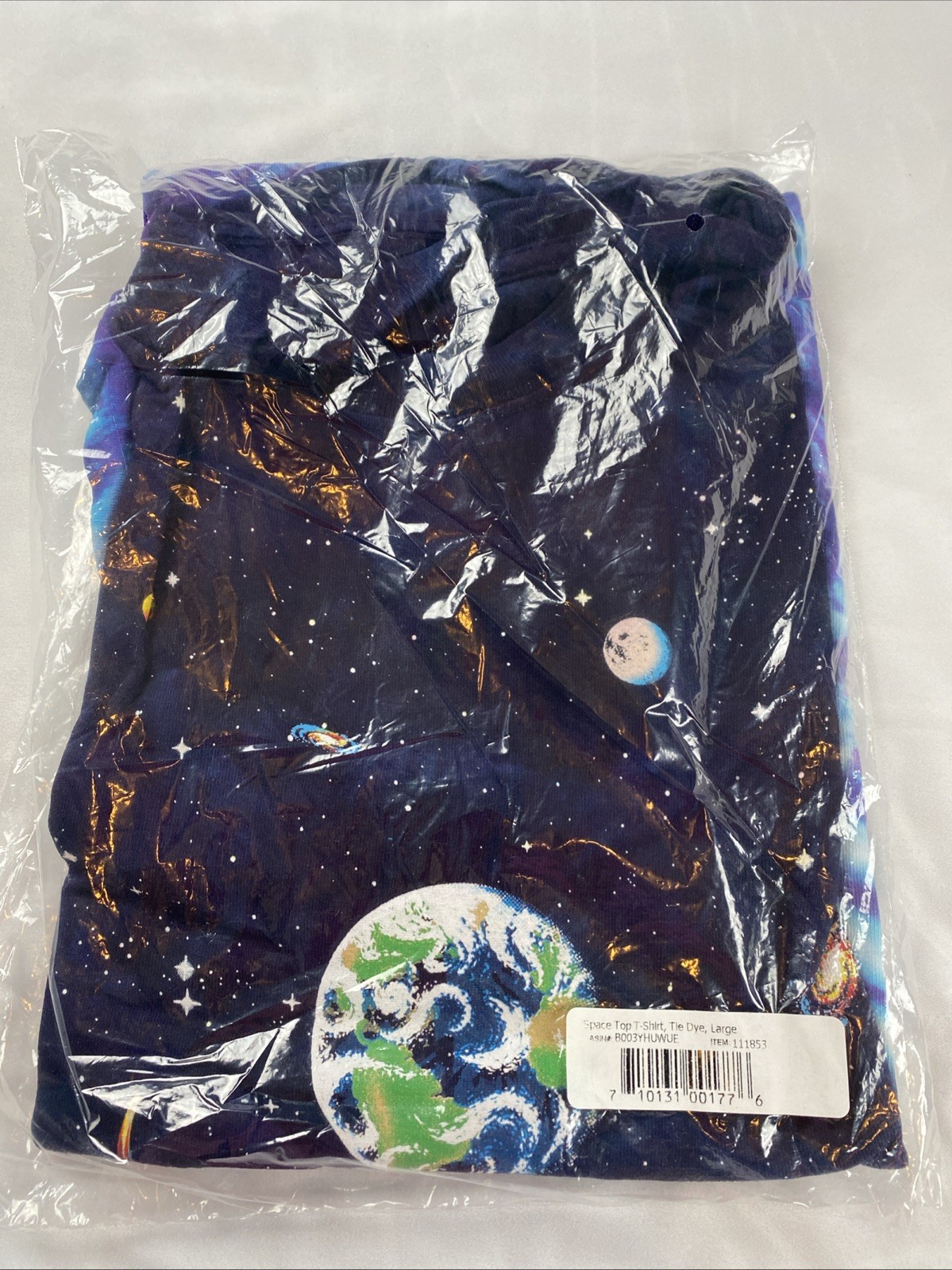 Liquid Blue T-Shirt SPACE Top Mens Large Vintage