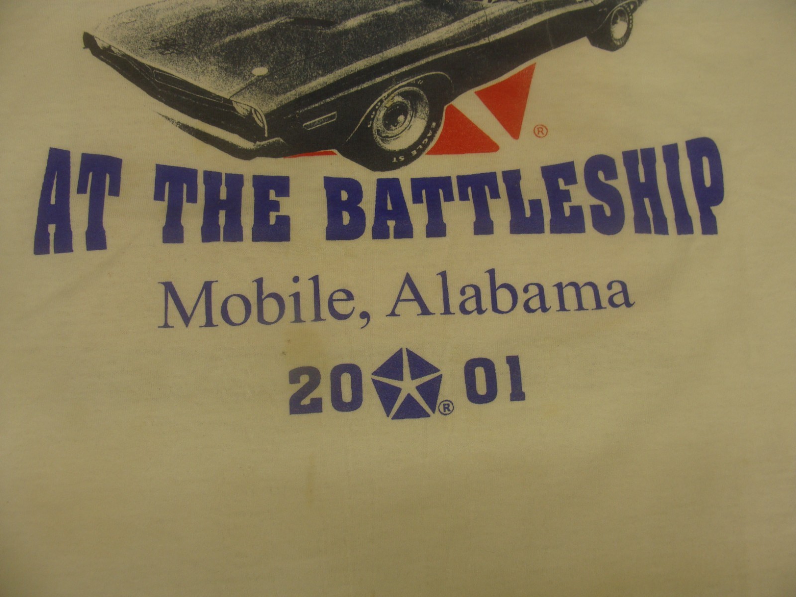 Mopar rare t shirt Mopars at the Battleship 2001 Size: XL - read & see all gallery