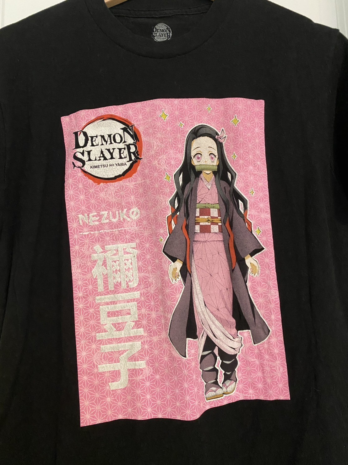 Nezuko Demon Slayer Shirt Black Size Medium – Anime Graphic Tee gallery
