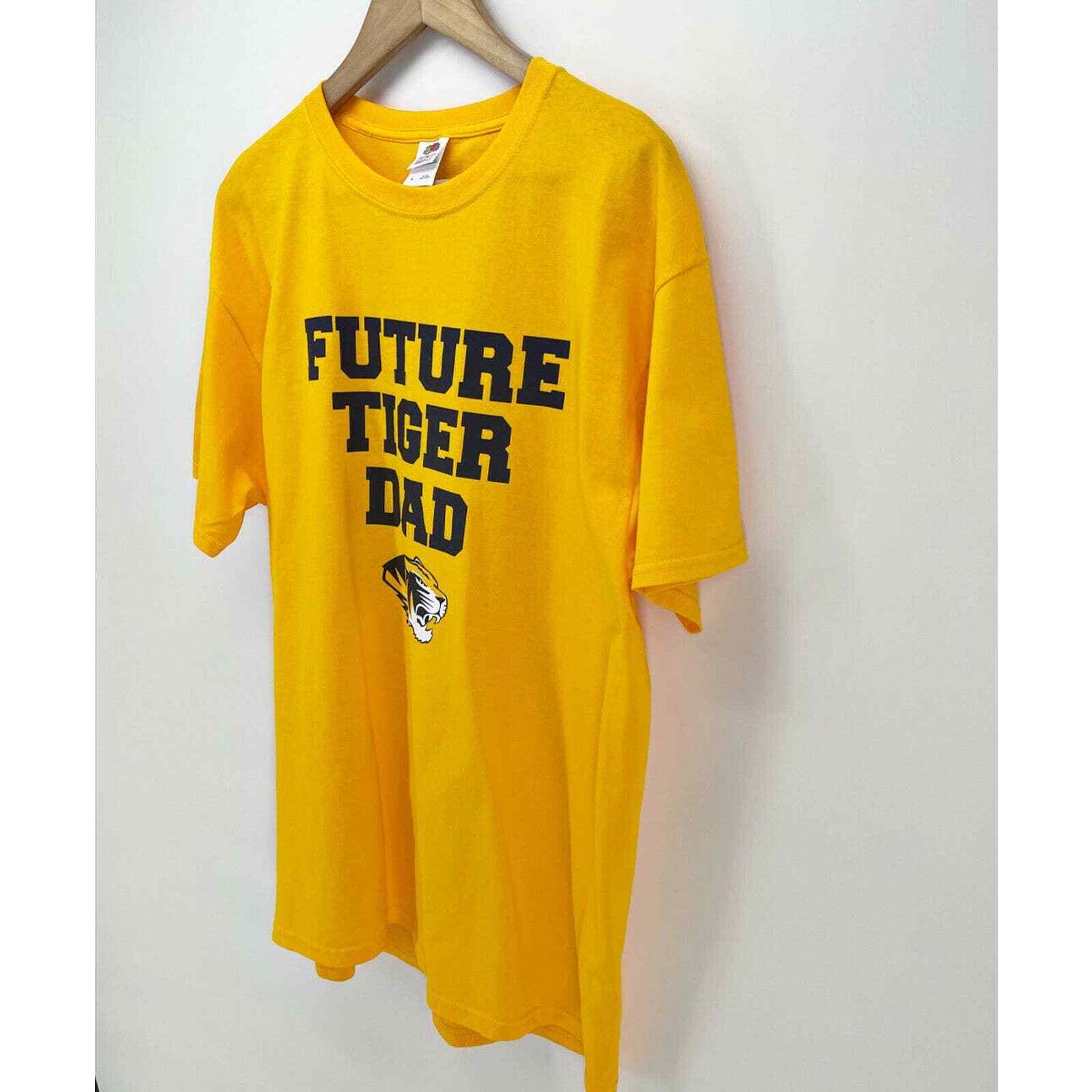 University Of Missouri T-Shirt Men's Large Gold Future Tiger Dad Mizzou Tigers gallery