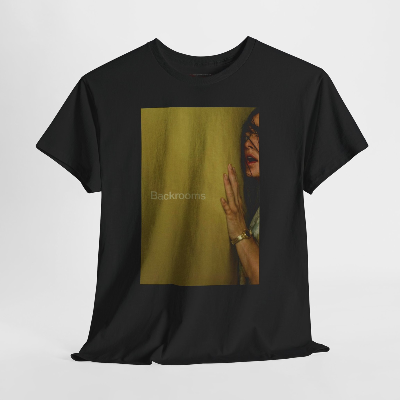 Backrooms 2026 Retro Movie Poster Horror Unisex Graphic T-Shirt gallery