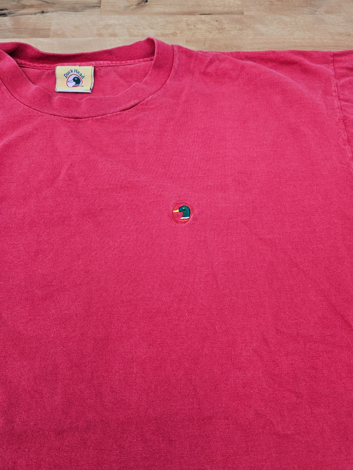Vintage Duck Head Single Stitch Size T-shirt Made in USA Large, See Measurement gallery