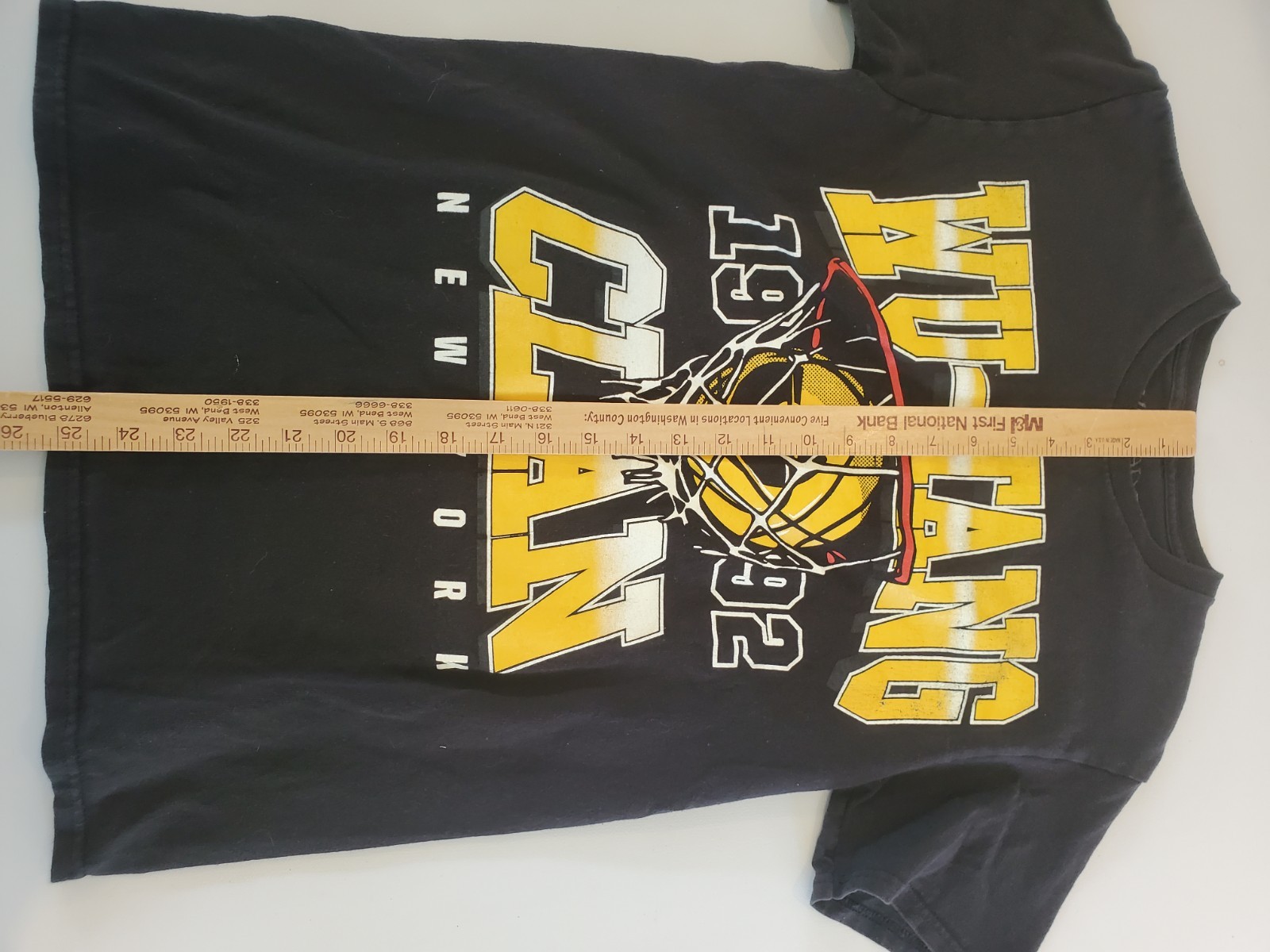 Wu-Tang Clan 1992 New York Graphic T Shirt Mens Small Black Hip Hop gallery