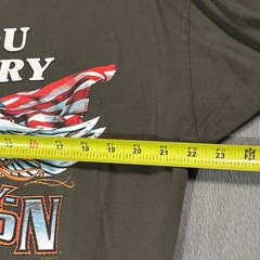 Harley Davidson Louisiana Motorcycle Vtg 3D Eagle Biker Long Sleeve T Shirt XL
