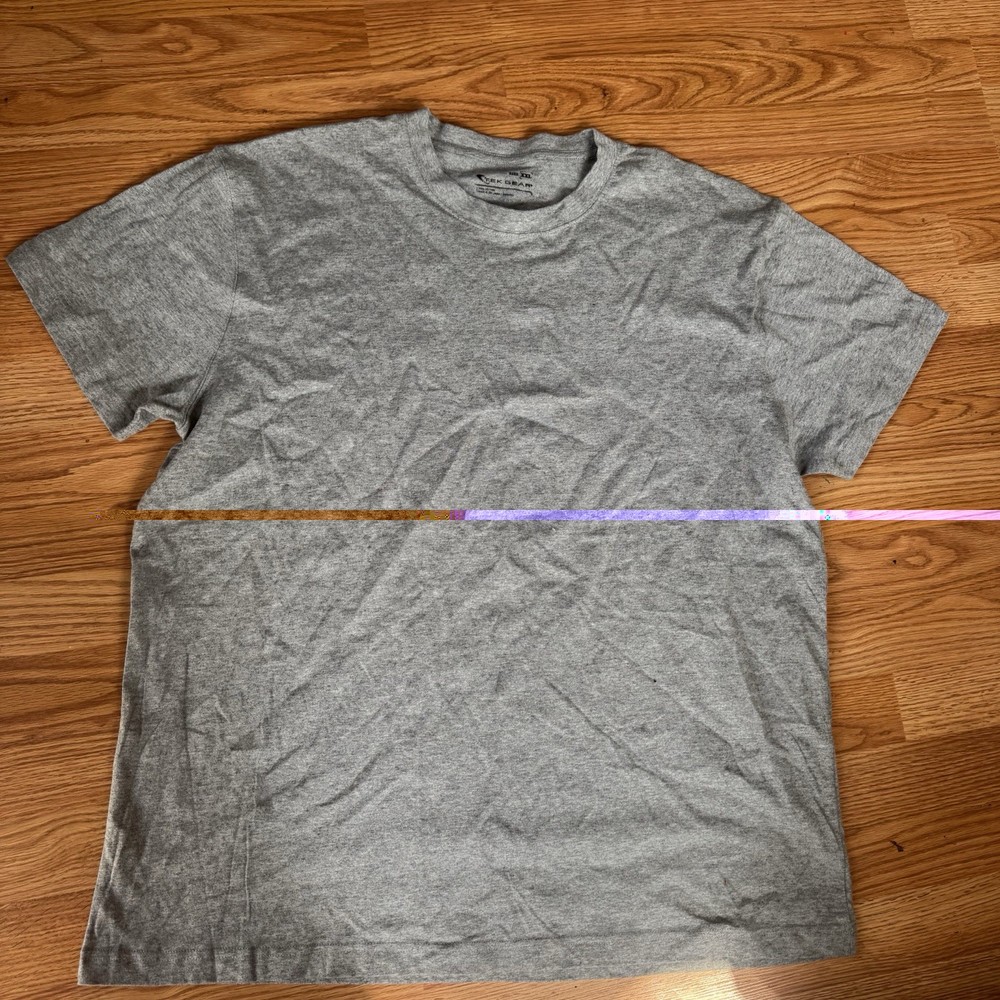 Tek Gear Mens Grey Basic T-shirt 2XL Short Sleeve Crew Neck