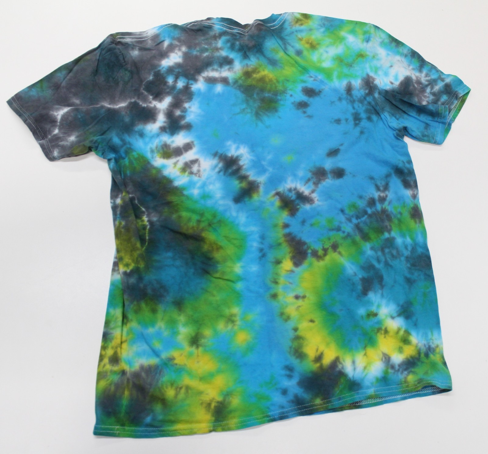 Tie Dye T-Shirt Adult L Blue Stony Brook Gildan Softstyle Cotton Short Sleeve gallery