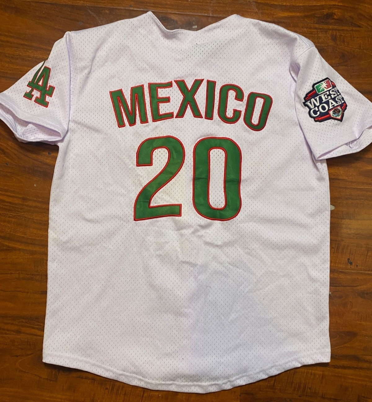 Los Angeles Dodgers MEXICO WEST COAST "Viva Mexico Cabrones" Jersey 20# READ gallery