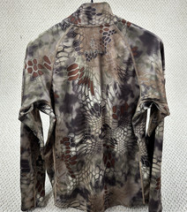 Kryptek Valhalla 1/4 Zip Pullover Mens S Highlander Camouflage Tactical Shirt