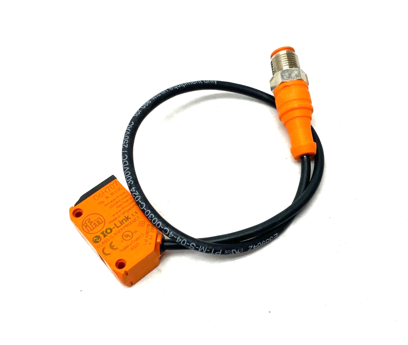 Ifm O6H707 Diffuse Sensor with Background Suppression O6HLFPKG/0,30m/US