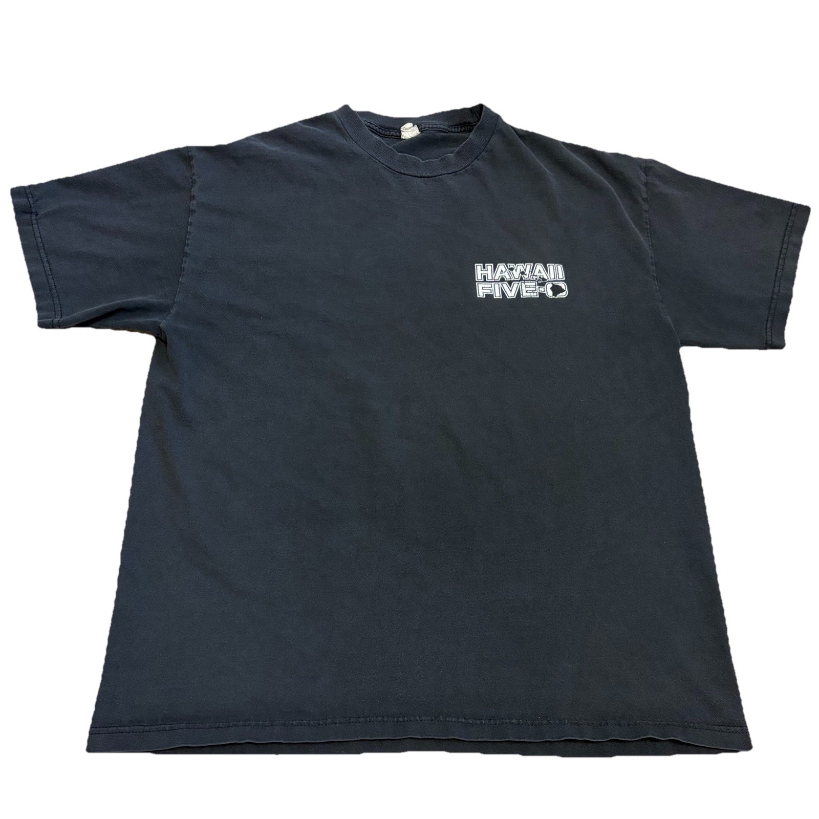 Hawaii Five-O Shirt Fits Mens Large Black Graphic Tee Film Drama TV Show Promo gallery