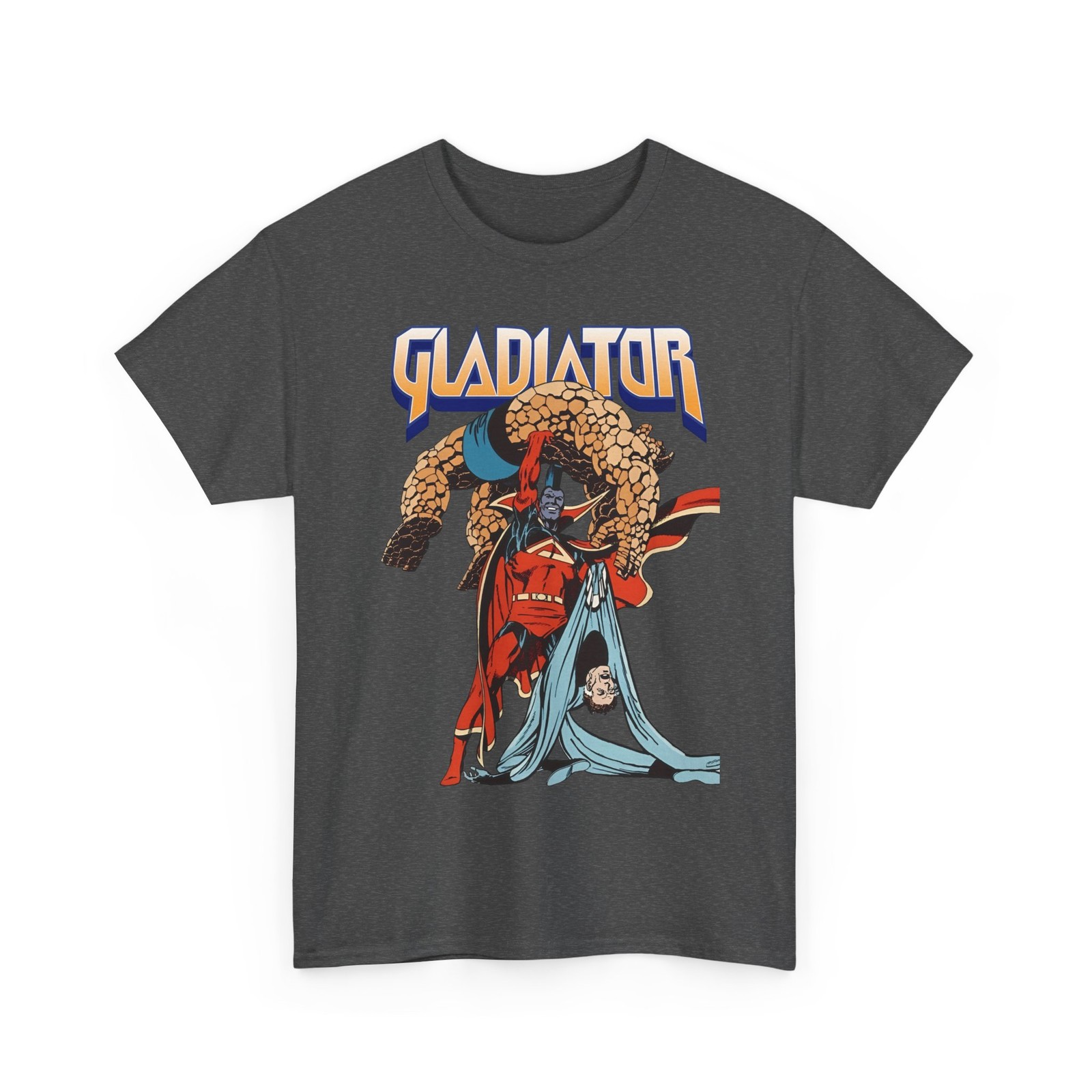 Gladiator T-Shirt John Byrne Art Thing Mr. Fantastic Retro Vintage-Style Tee gallery