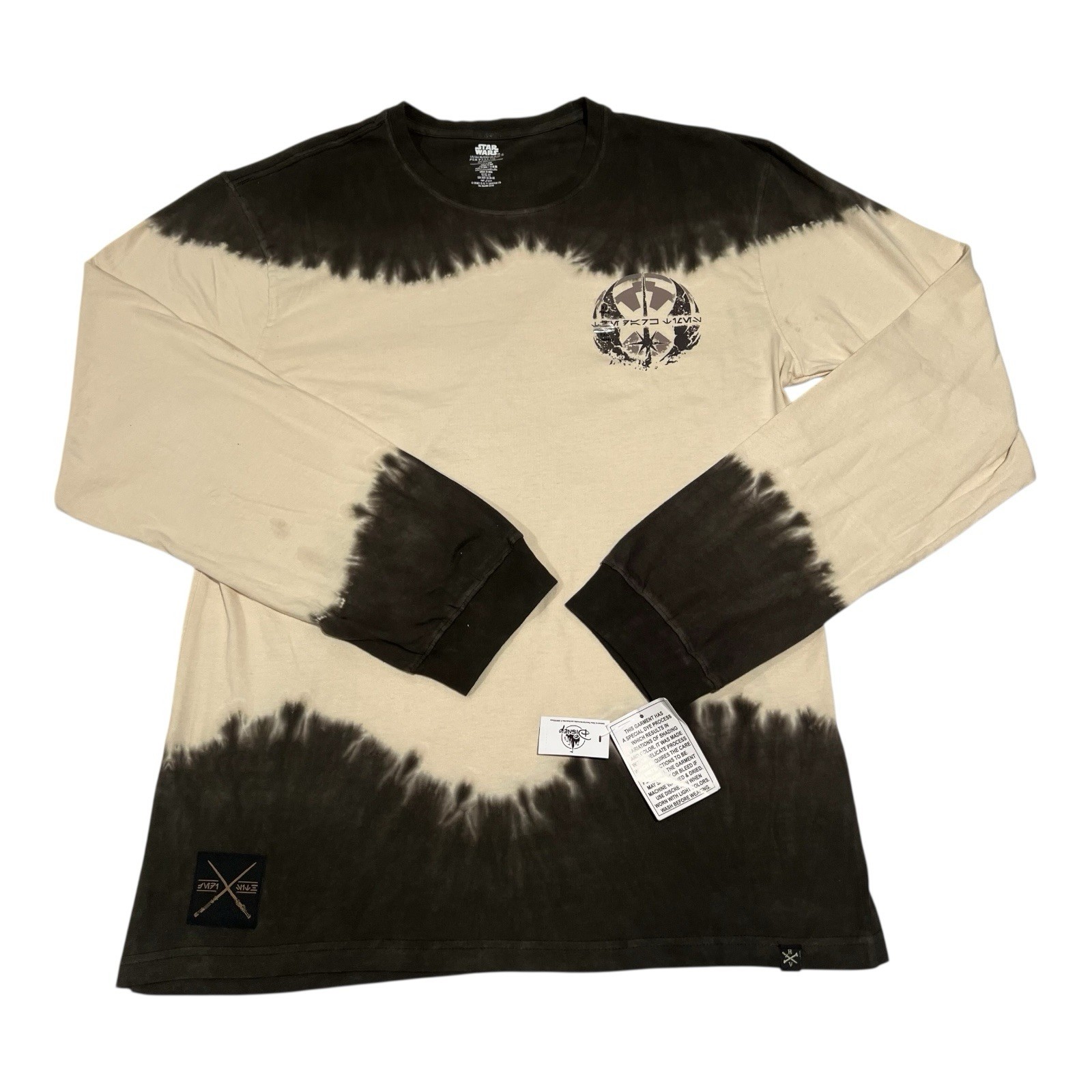 Star Wars Long Sleeve Tie-Dye Graphic tee Galaxy’s Edge Disney Darth Vader XL gallery