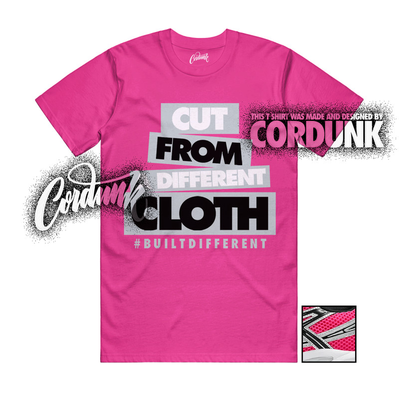 Gel-1130 Neon Pack Pink Metallic Silver T Shirt Match CLOTH