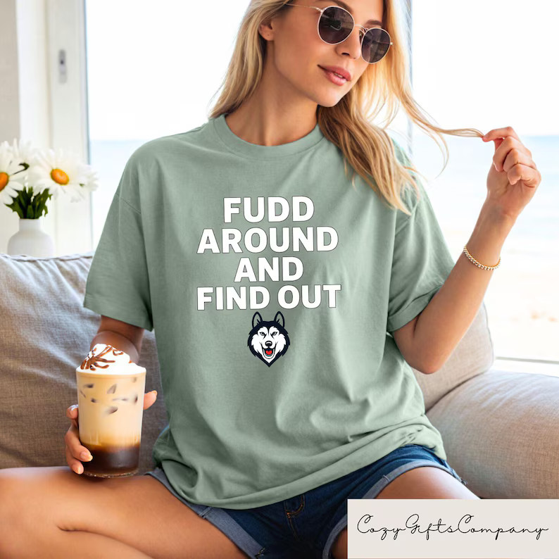 Retro Fudd Around Find Out Comfort Colors Tee gallery