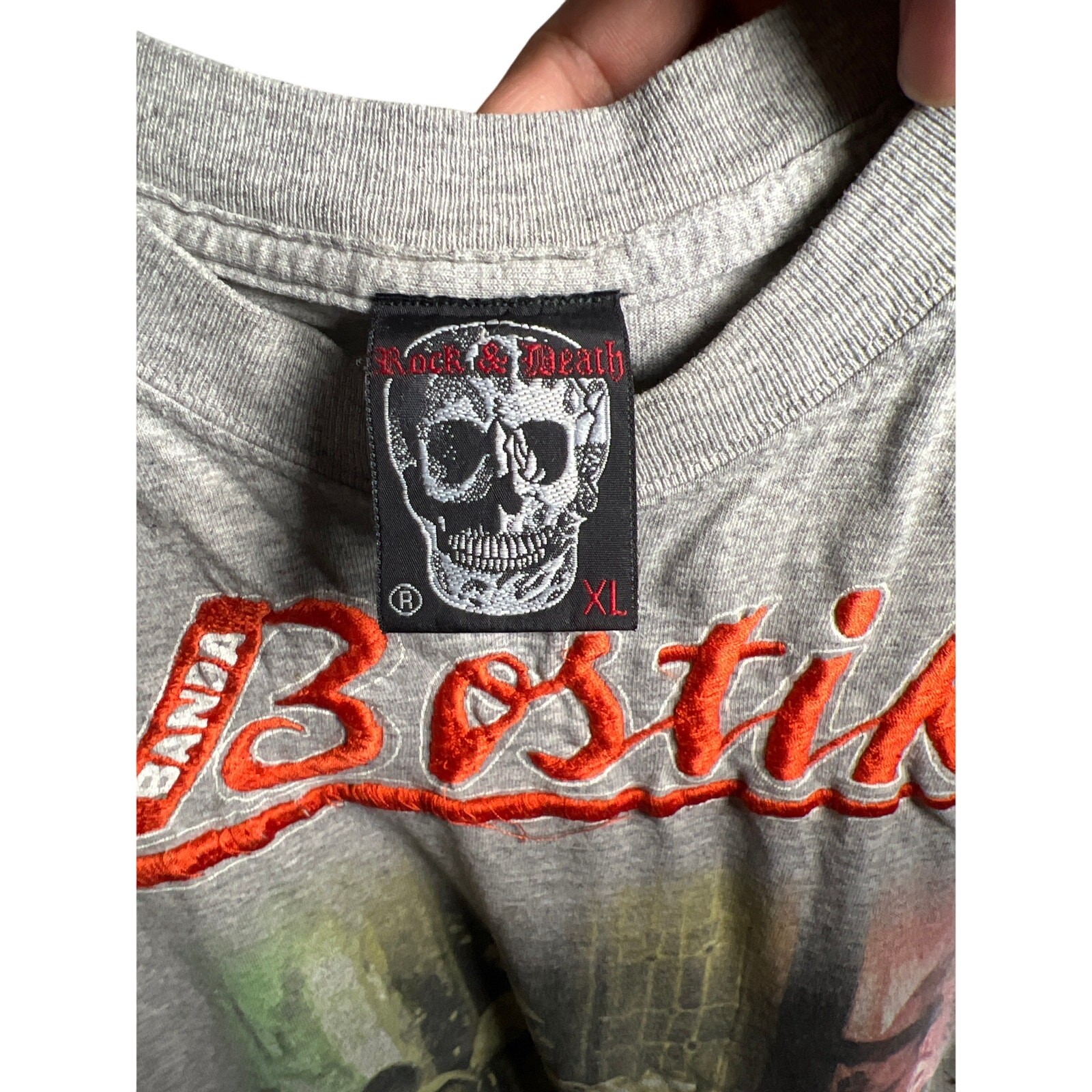 Banda Bostik Tocando Fundo Rock & Death Size XL Graphic Shirt gallery