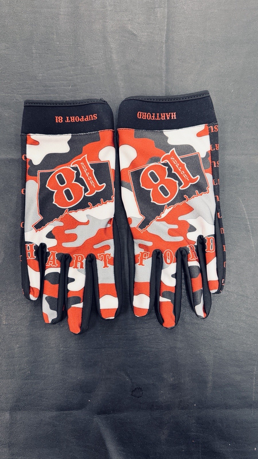Hells Angels Hartford Support 81 Motorcycle Riding Gloves (LIMITED EDITION) gallery