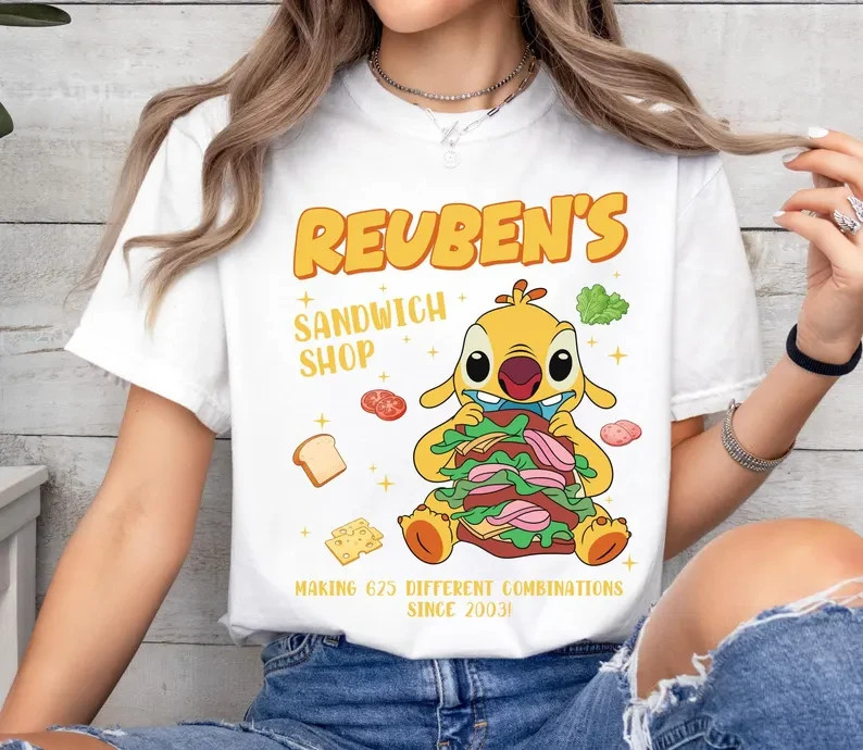 Lilo and Stitch Reuben Shirt, Reuben’s Sandwich Shop Tee, Making 625 Combination gallery