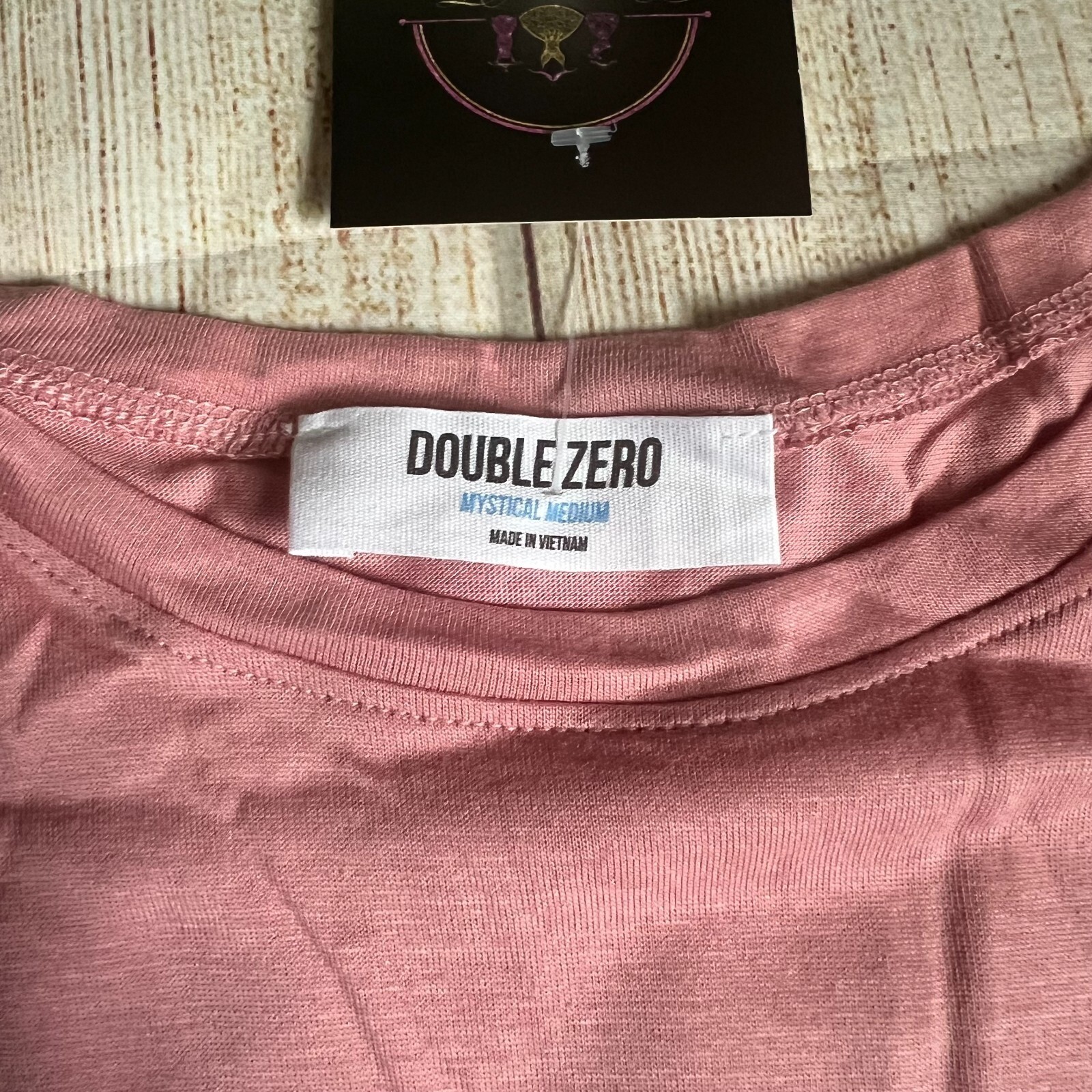 Trendy Pink Graphic Tee – "Shhhh No One Cares" Statement Shirt – Size MEDIUM gallery