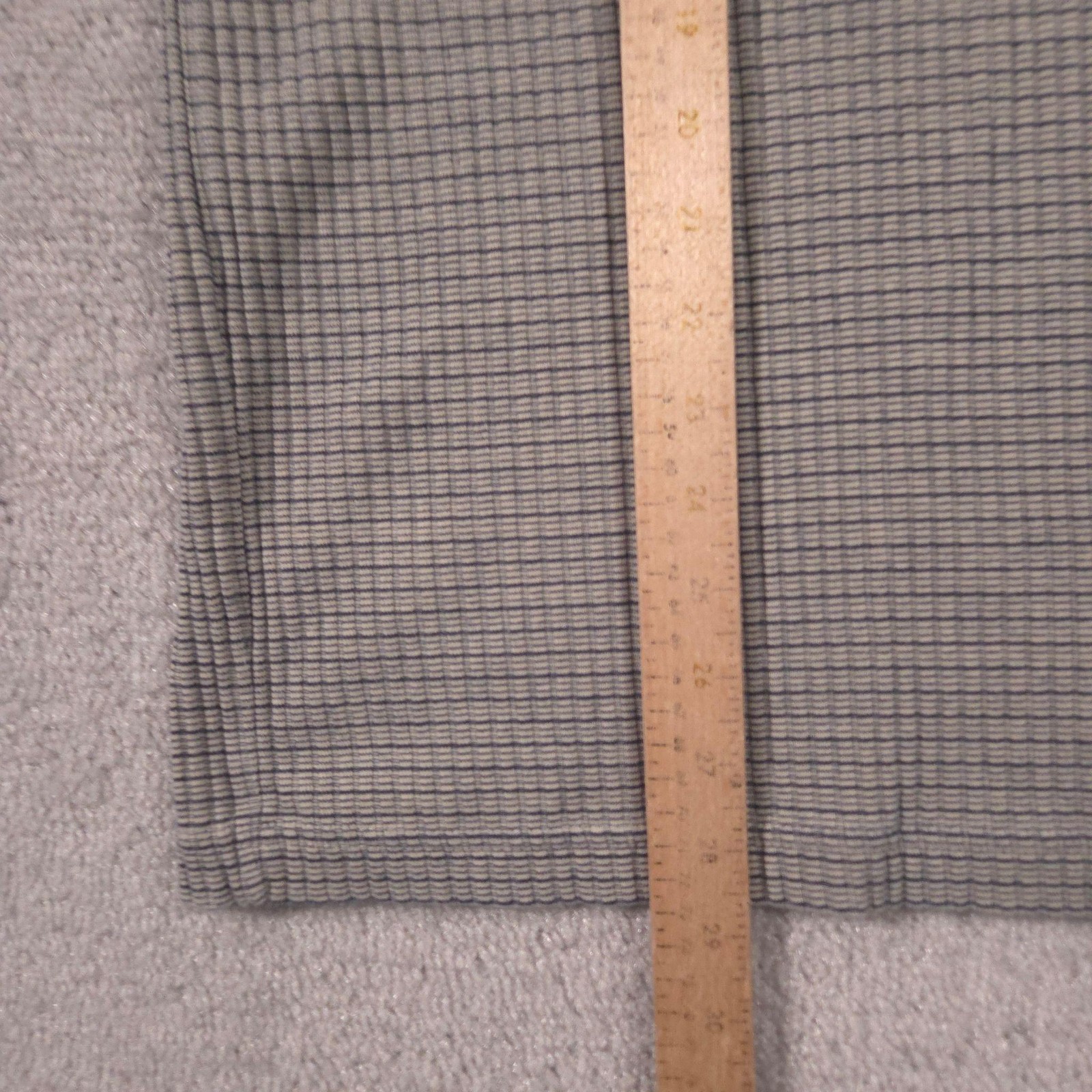 Tommy Jeans Shirt Mens XL Gray Stripe V-Neck Ringer Short Sleeve Tee Casual gallery