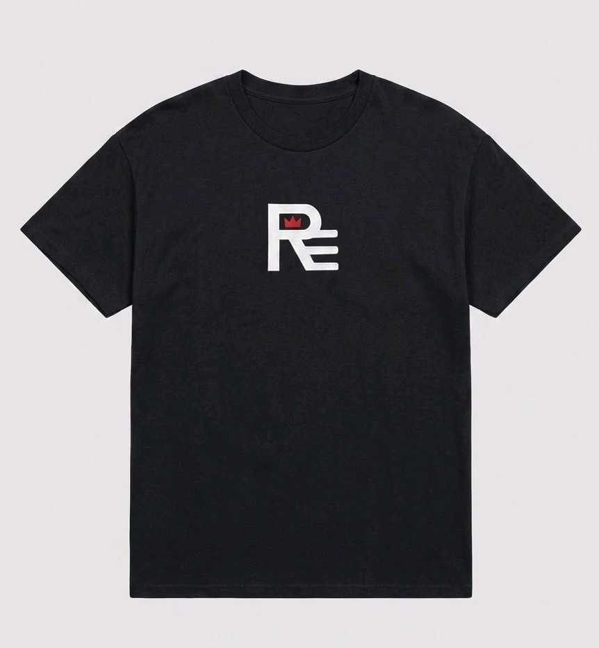 Size Large black Cotton Crew Neck T Shirt Short Sleeve By Private Label gallery