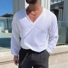 Men Regular Fit Plain Basic Tee Mens Fashion Lace Up Sport T Shirts Casual