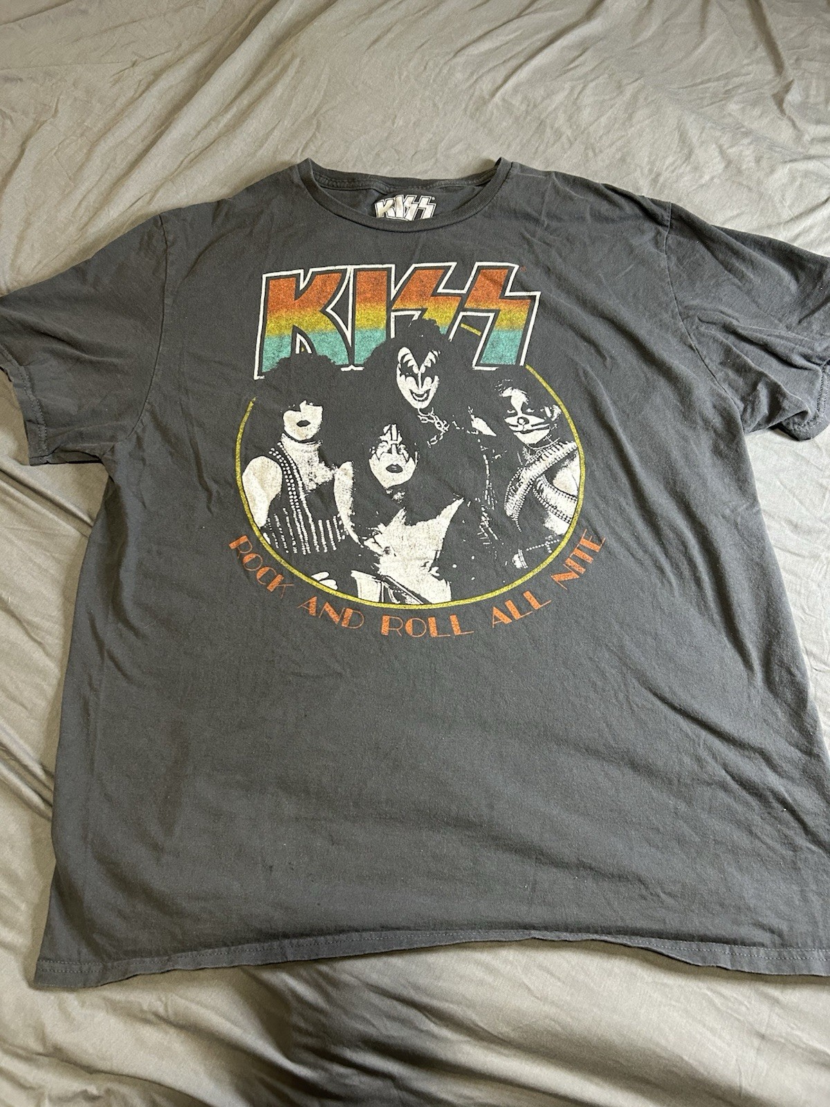 Kiss Rock And Roll All Nite T-shirt XL (see Measurement Photos) Band Tee Tour