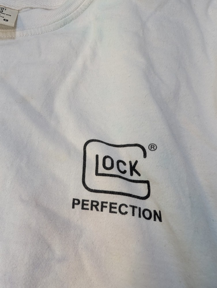 Glock Carry With Confidence T-Shirt White Comfort Colors Large – See Pics