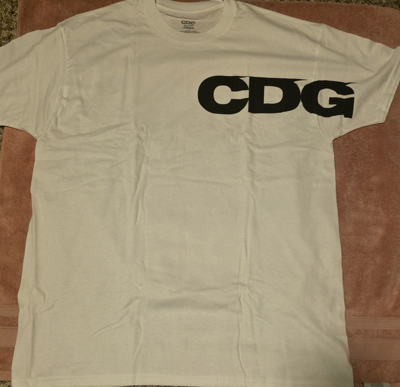 Comme des Garcons X Hanes Tagless Crew Neck T-Shirt 3-Pack White L CDG gallery
