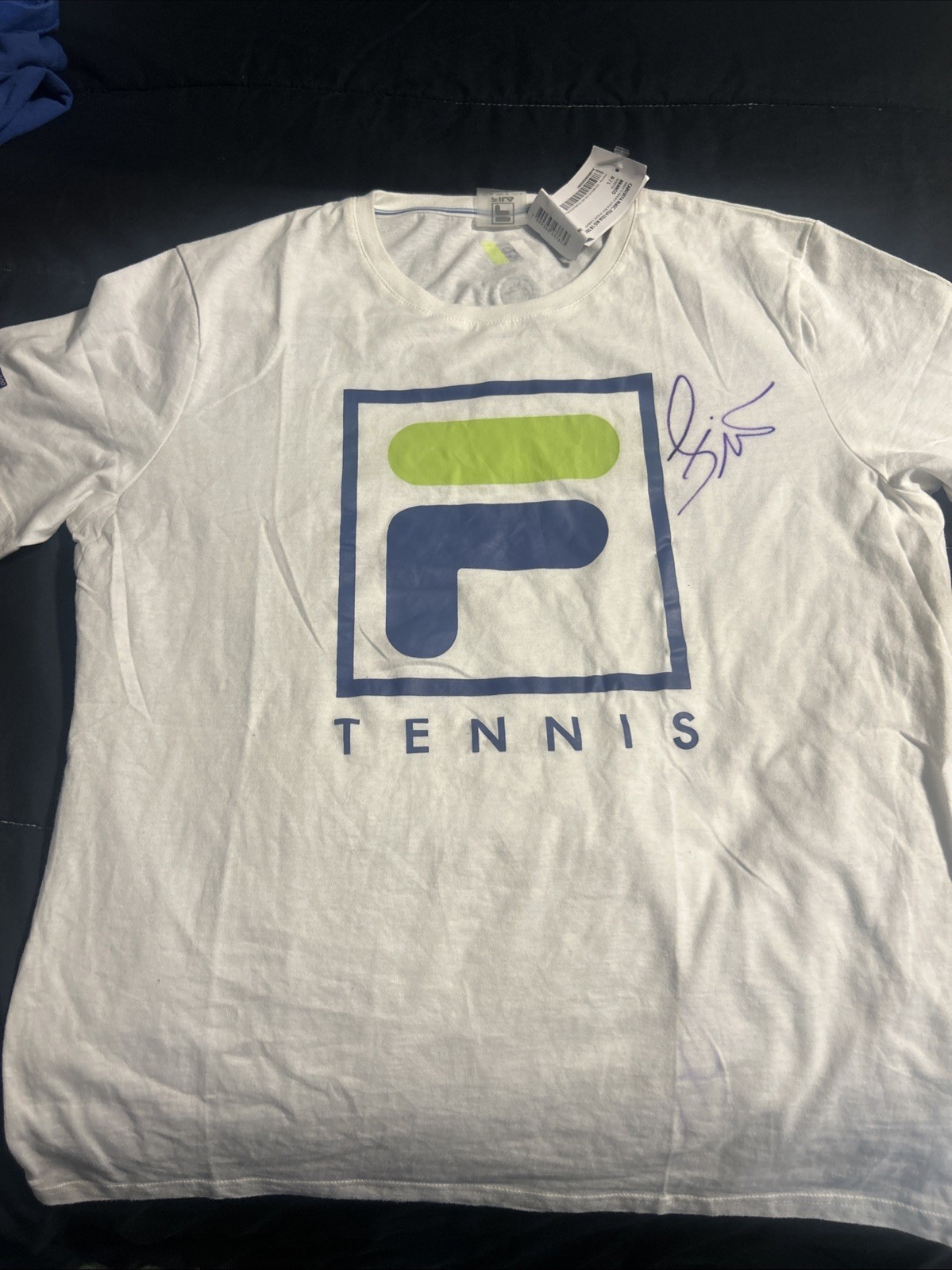 Fila Rio Open Tennis 🎾 T-shirt Signed Size L