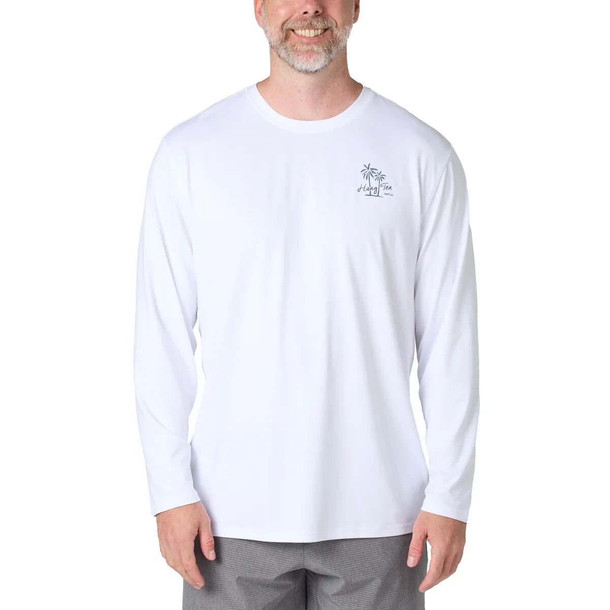 Hang Ten Men's Long Sleeve Sun Tee, UPF 50+, Quick-dry fabric, Lightweight gallery