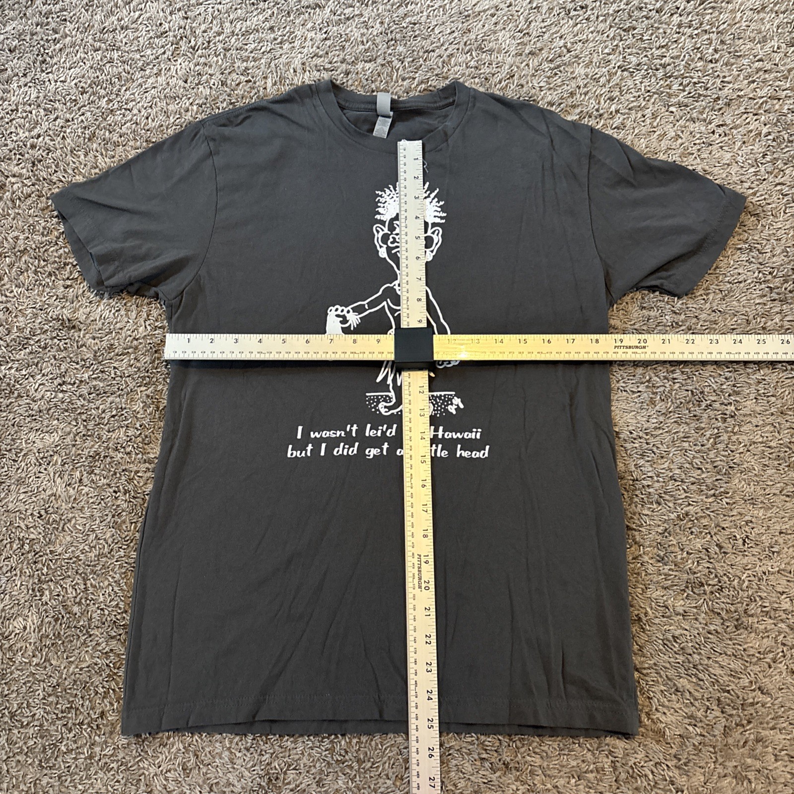 Hawaii Souvenir Funny Got a Little Head t shirt Tee Large L Lei’d Hula Funny gallery